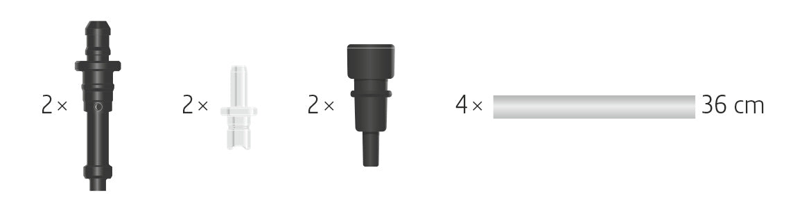 Zubehörset für Milchsystem HP1